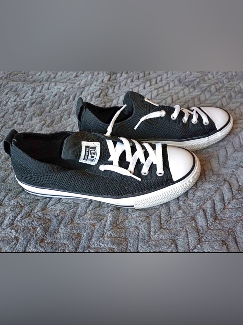 Converse Low Top Sneakers - Black & White Label